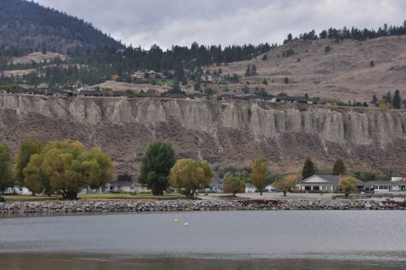 Região de clima seco em Petincton, no Okanagan Valley, no  sul da British Columbia, no Canadá